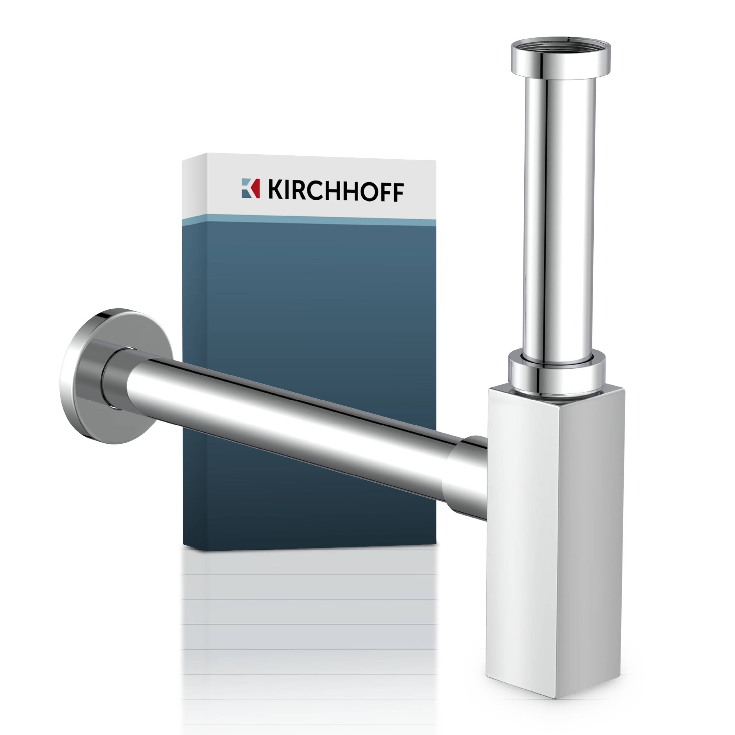 DS-3WK Flaschensiphon, Chrom, 1 1/4" x 32 mm