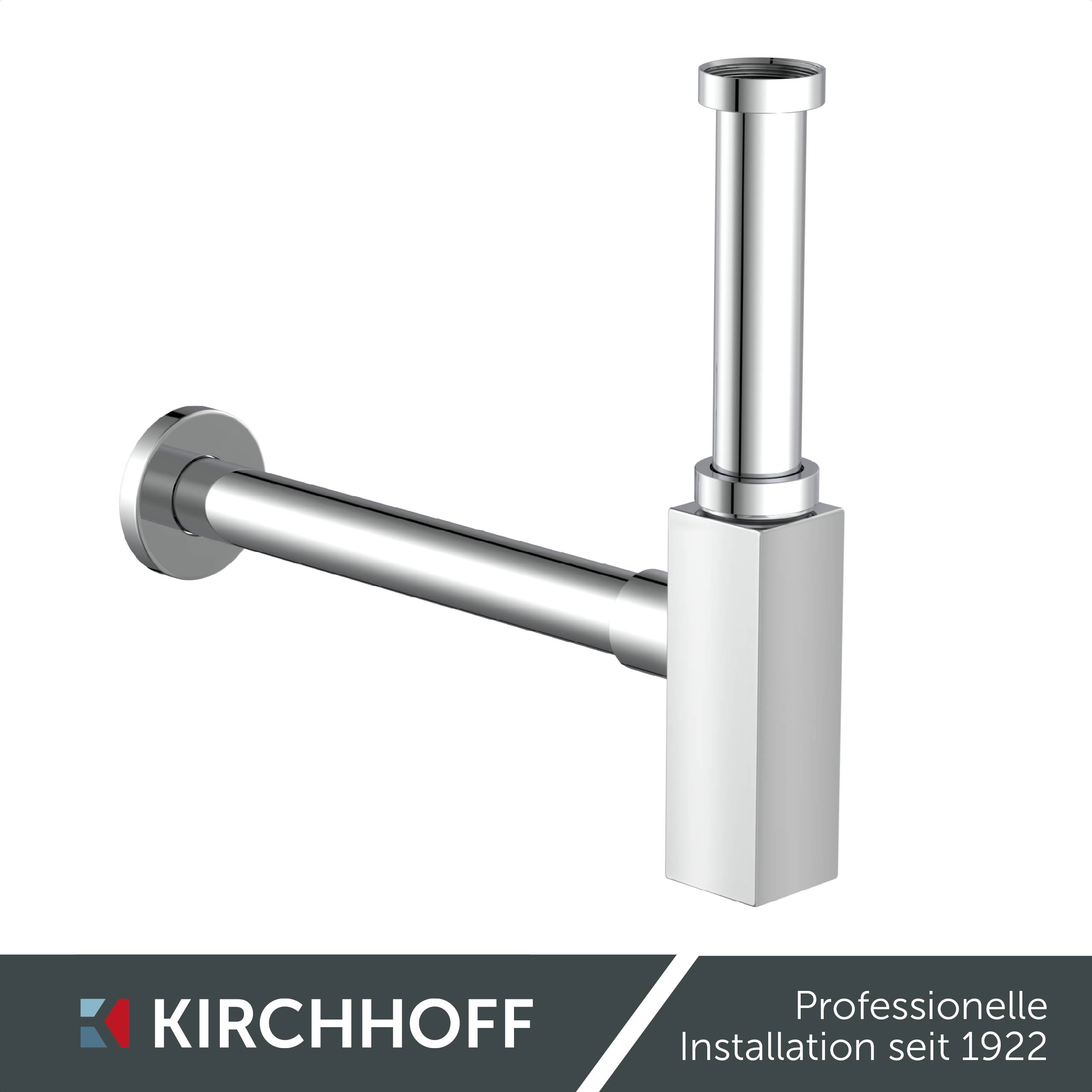 DS-3WK Flaschensiphon, Chrom, 1 1/4" x 32 mm