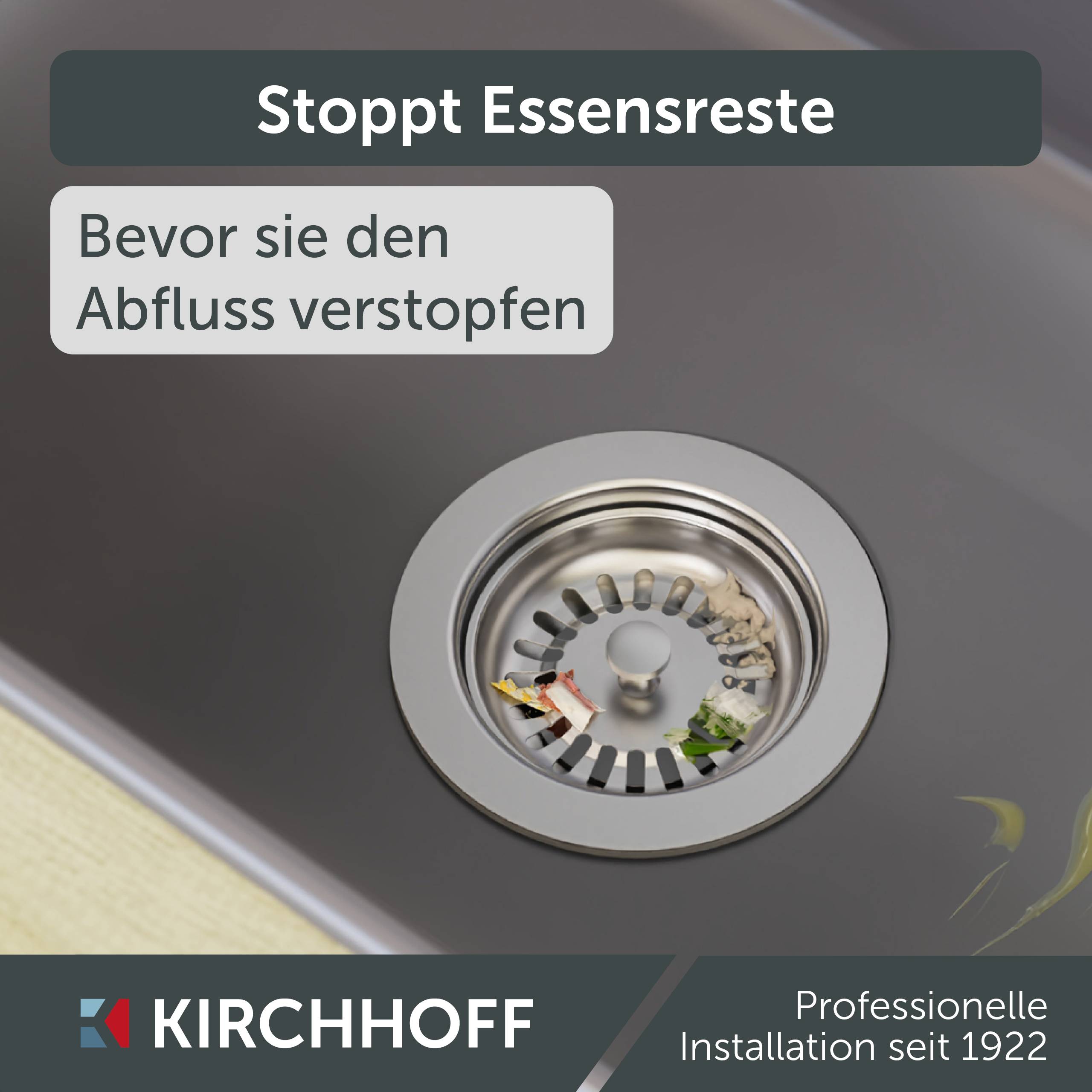 KS Korbventil Bowdenzug, 1 1/2"AG, Edelstahl-Ventilkelch und Sieb Ø 114 mm, mit 1" Überlaufanschluss