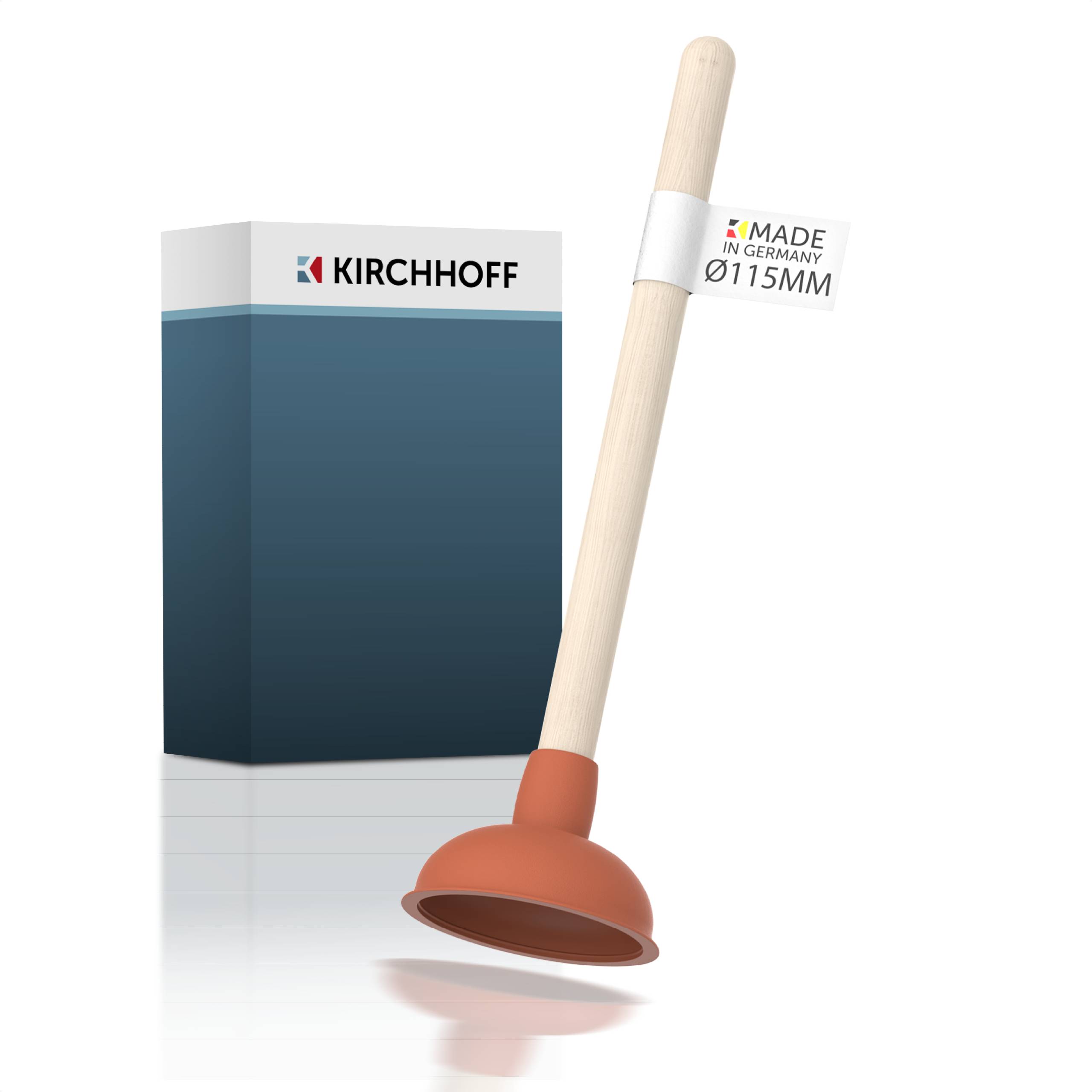 Ein in einer Schachtel verpackter Kolben mit der Aufschrift 