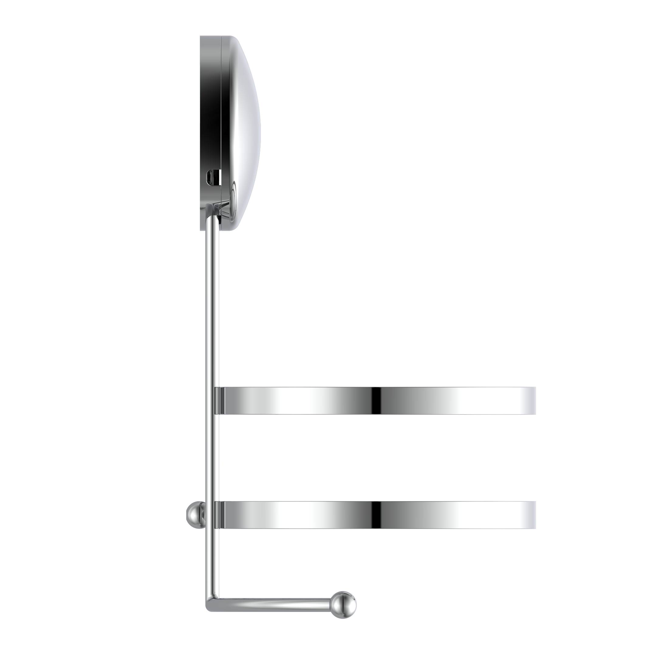 Haartrockner-Halter, Chrom, zum Schrauben und Kleben