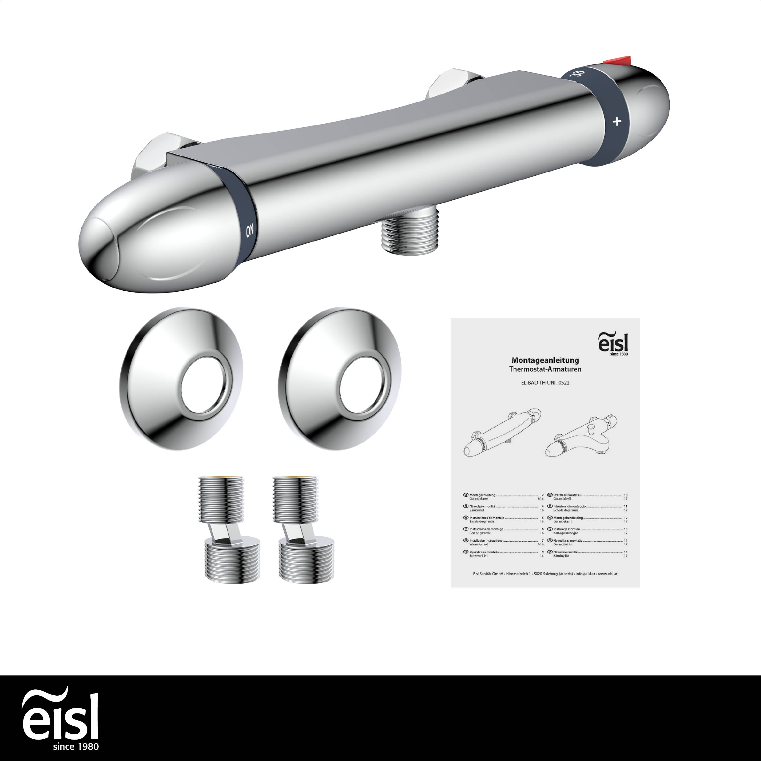 VITAL Thermostat Duscharmatur, Chrom