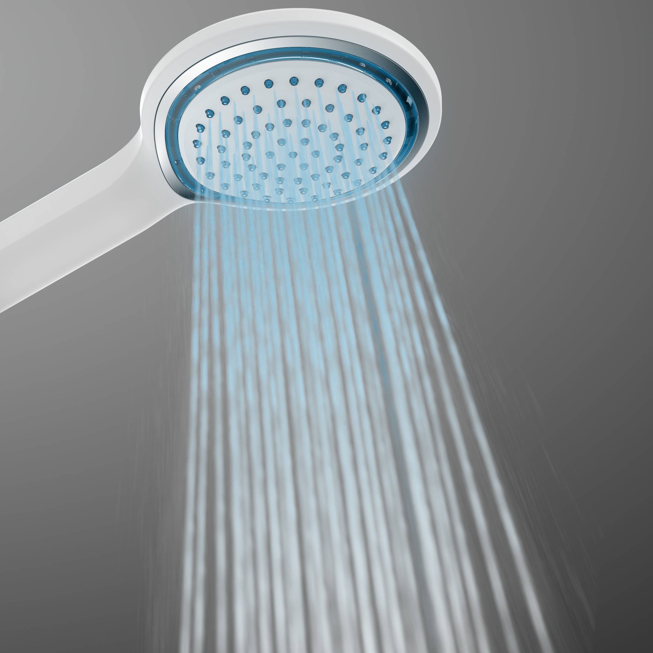 DIGI LED Handbrause, Chrom/Weiß