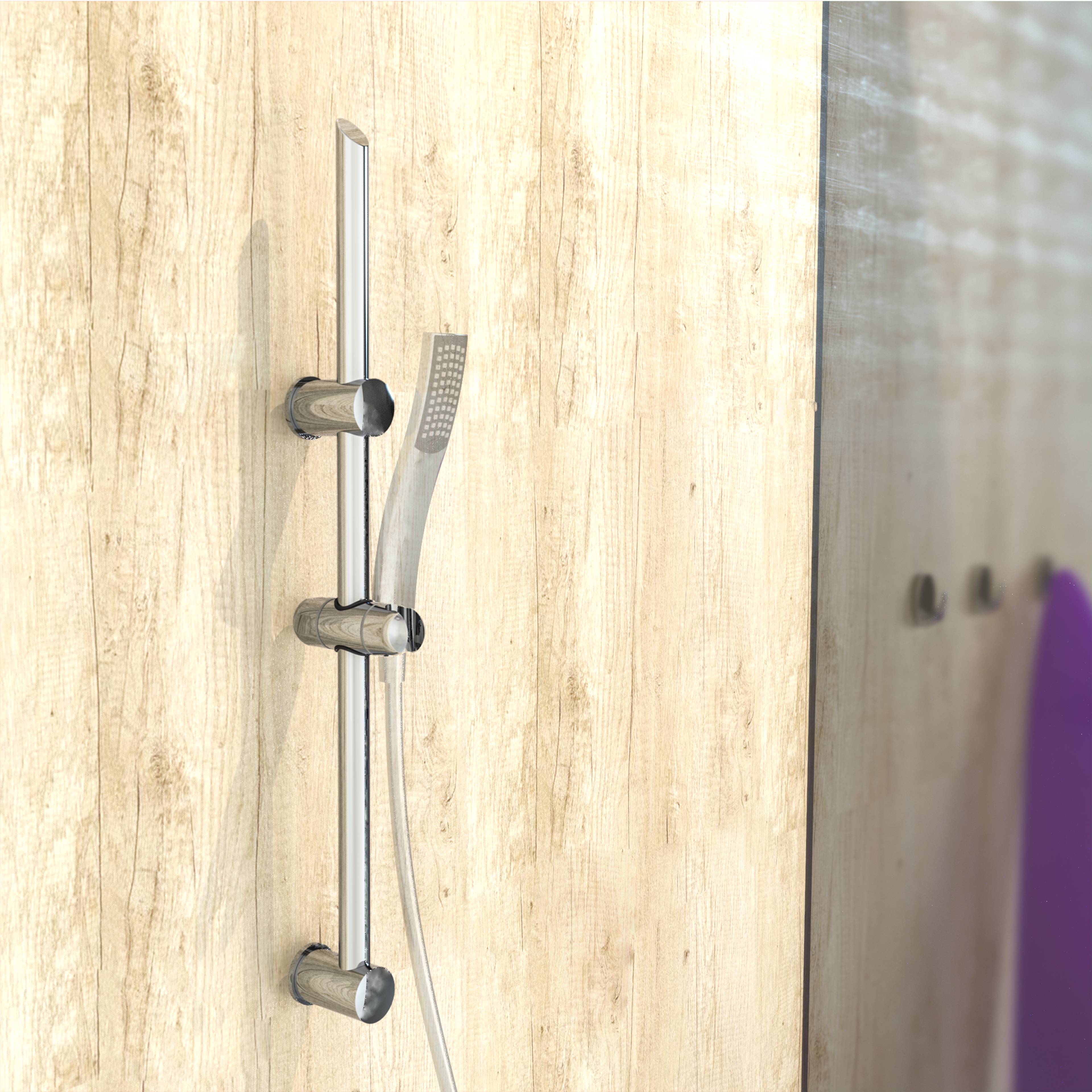 SIGNO Brausestange, Chrom, höhenverstellbar