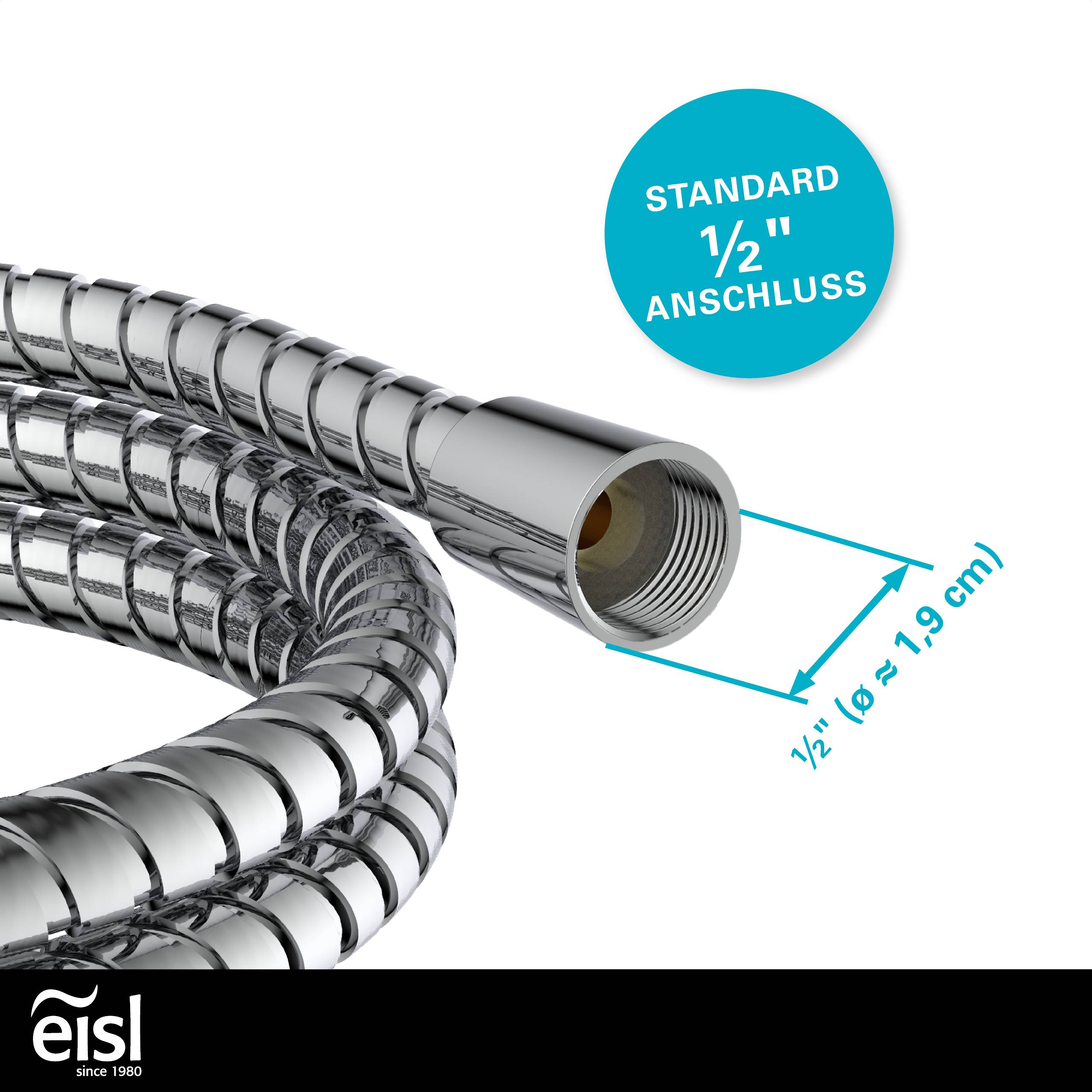 Brauseschlauch 200 cm, Edelstahl