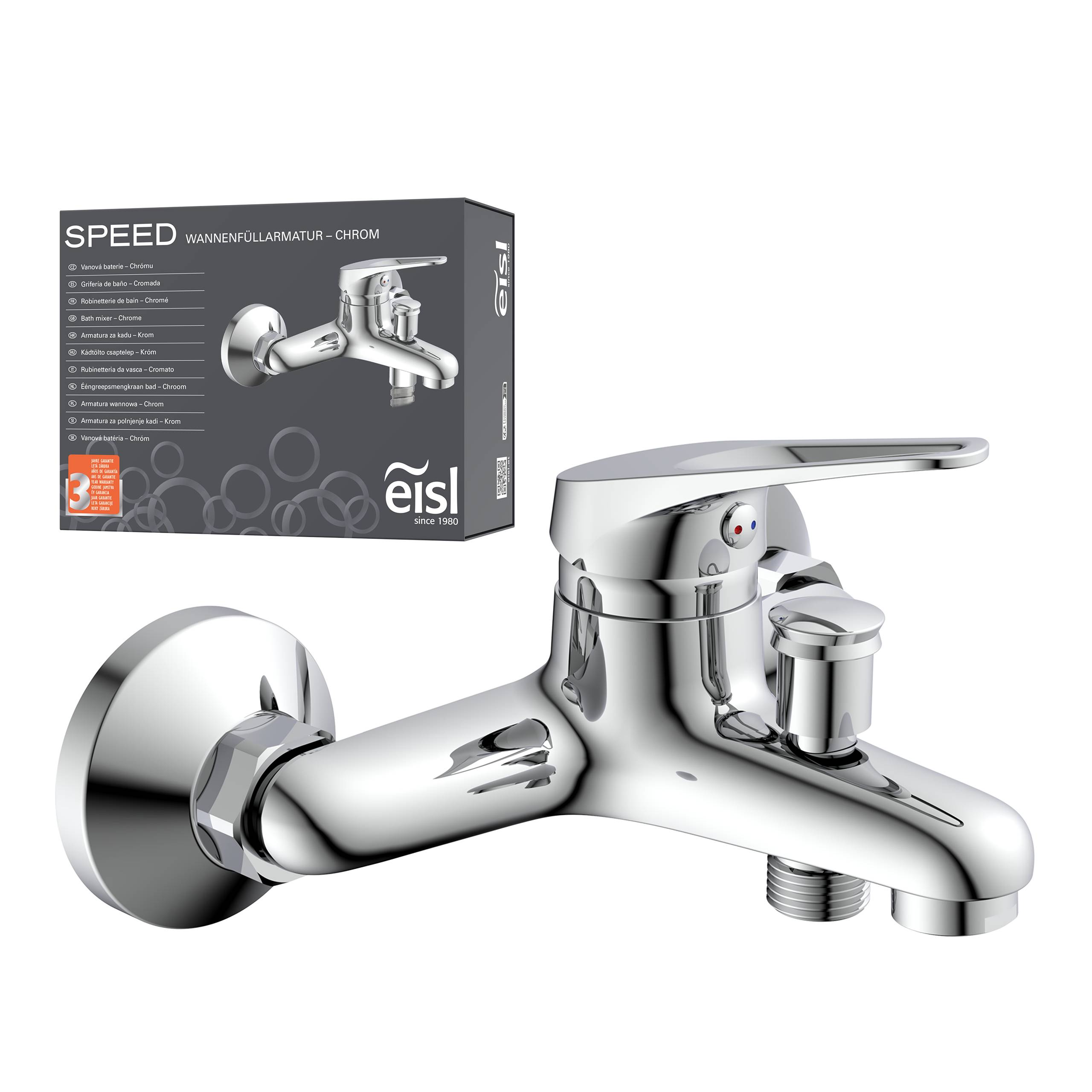 SPEED Wannenfüllarmatur, Chrom