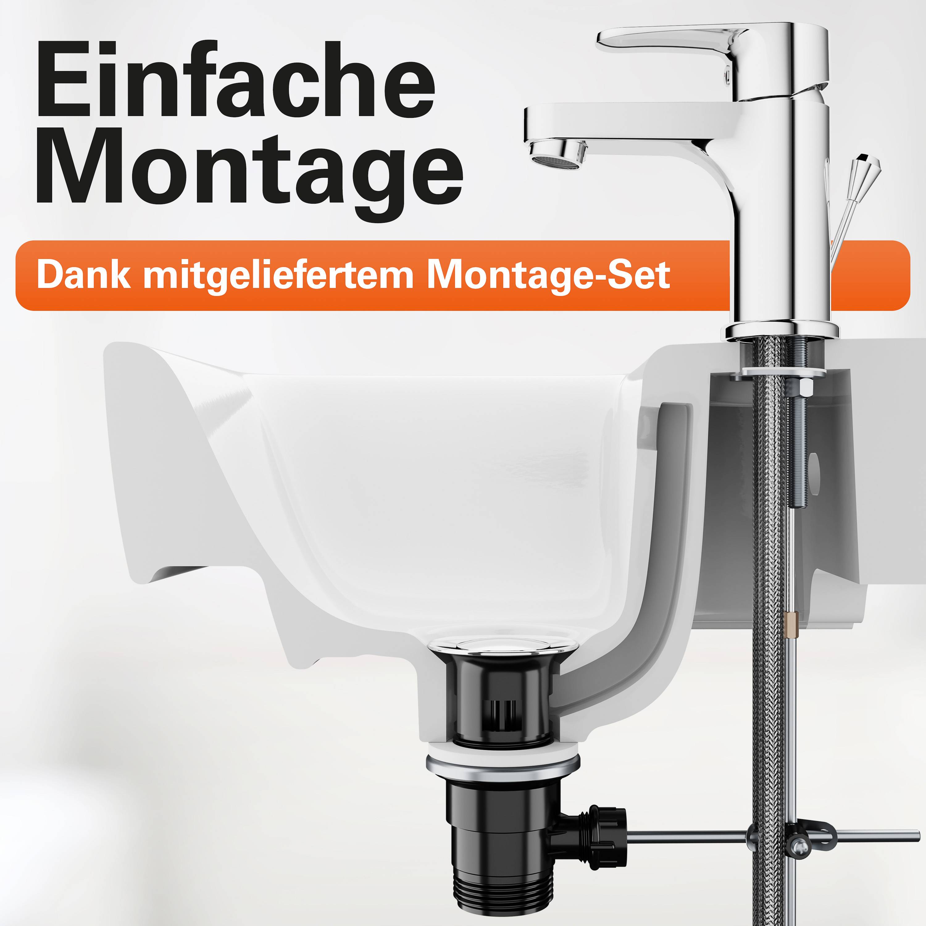 CLAUDIO Waschtischarmatur, Chrom