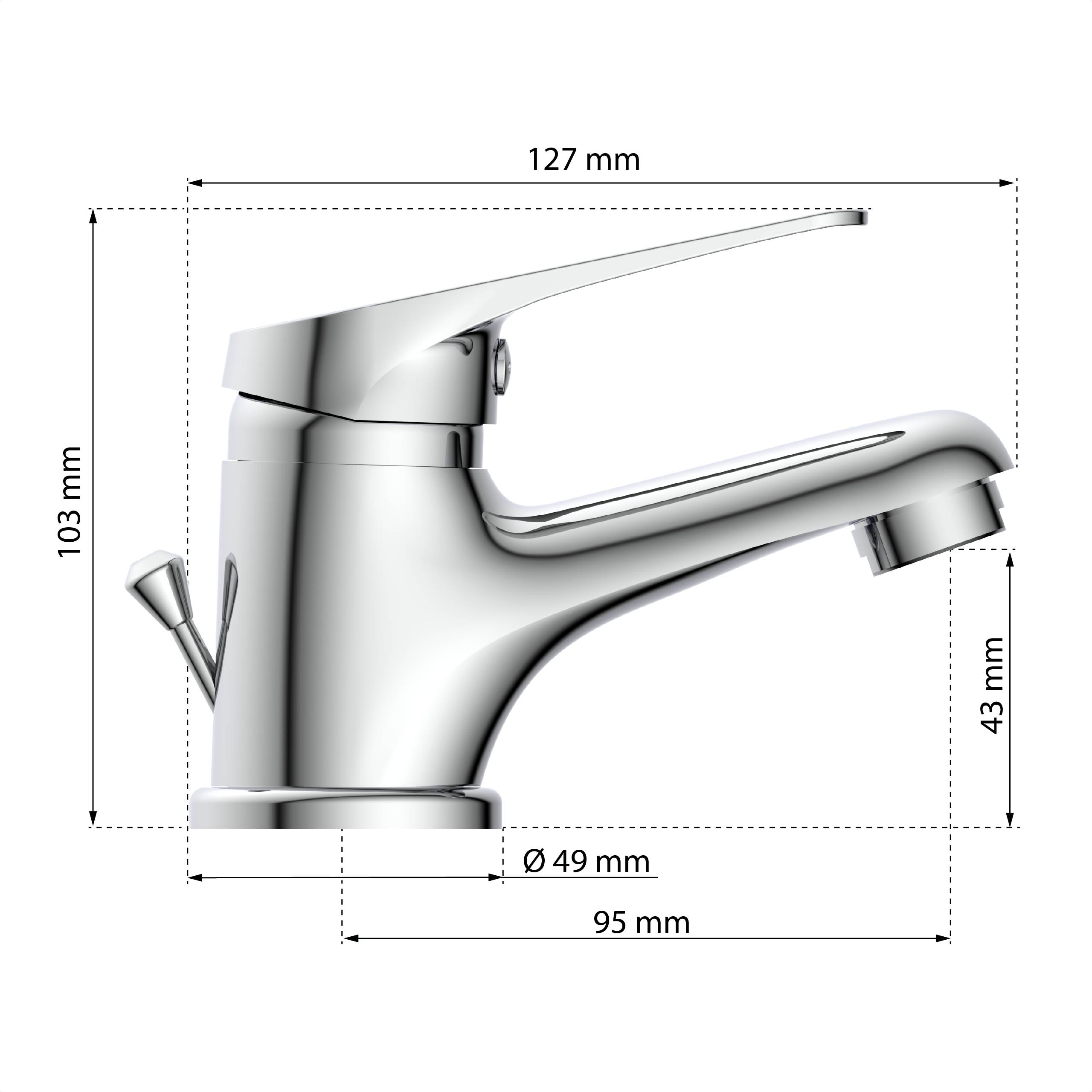 SPEED Waschtischarmatur, Chrom