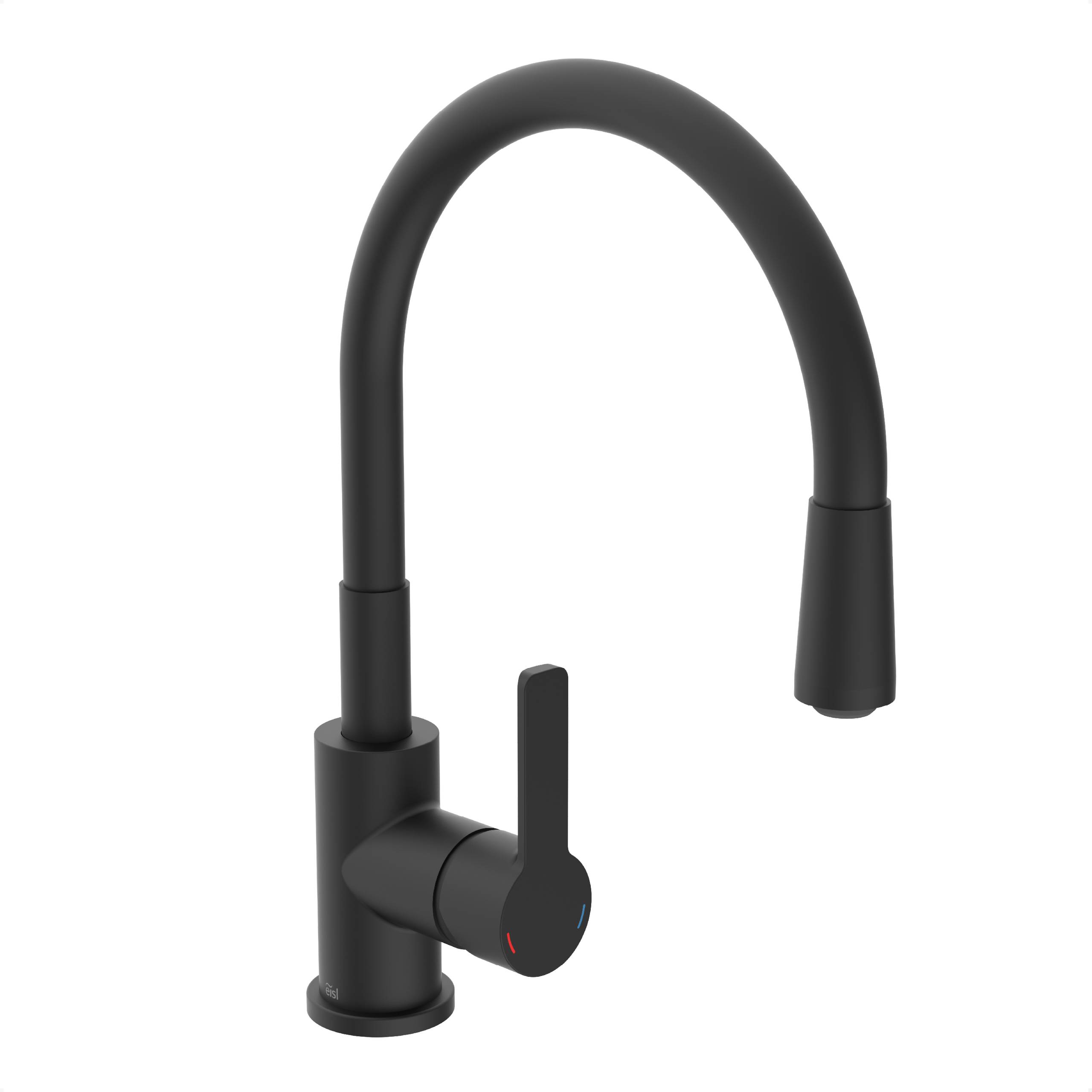 FLEXO Spültischarmatur, Schwarz matt