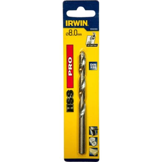 Irwin Metallbohrer HSS 8,0x117x75mm