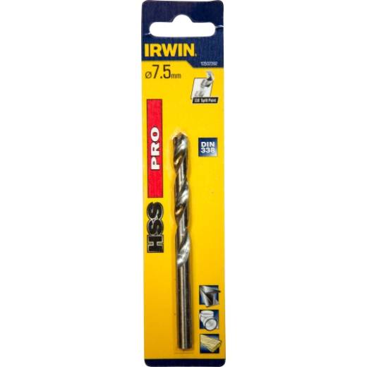 Irwin Metallbohrer HSS 7,5x109x69mm