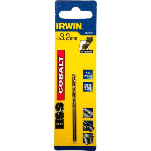 Irwin Metallbohrer HSS-Co 3,2x65x36mm