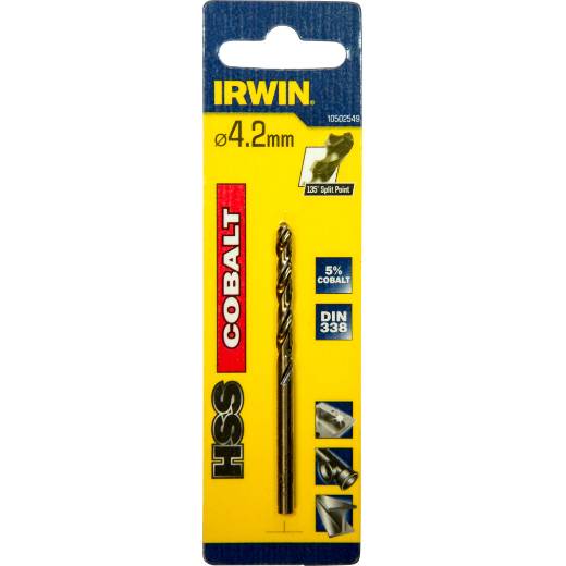 Irwin Metallbohrer HSS-Co 4,2x75x43mm