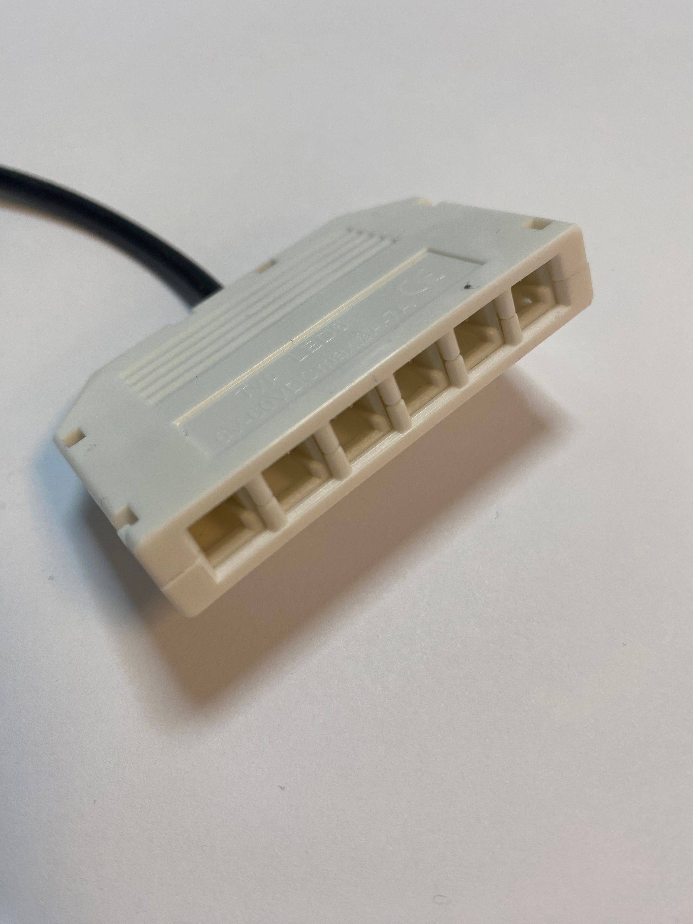 7465 LED Leuchte ALU Schiene Slim 6x50cm matte Abdeckung Kalt Weiß