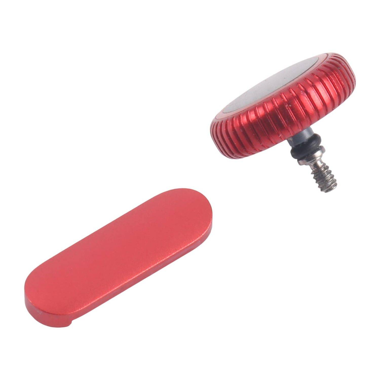 Für Apple Watch Series 9 41/45mm GPS Crown Nut & Power Button Set Rot