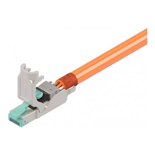 EXERTIS CONNECT - EasyLan fixLink - Feldkonfektionierbarer RJ45-Stecker für Patch-& Verlegekabel (Cat.6A)