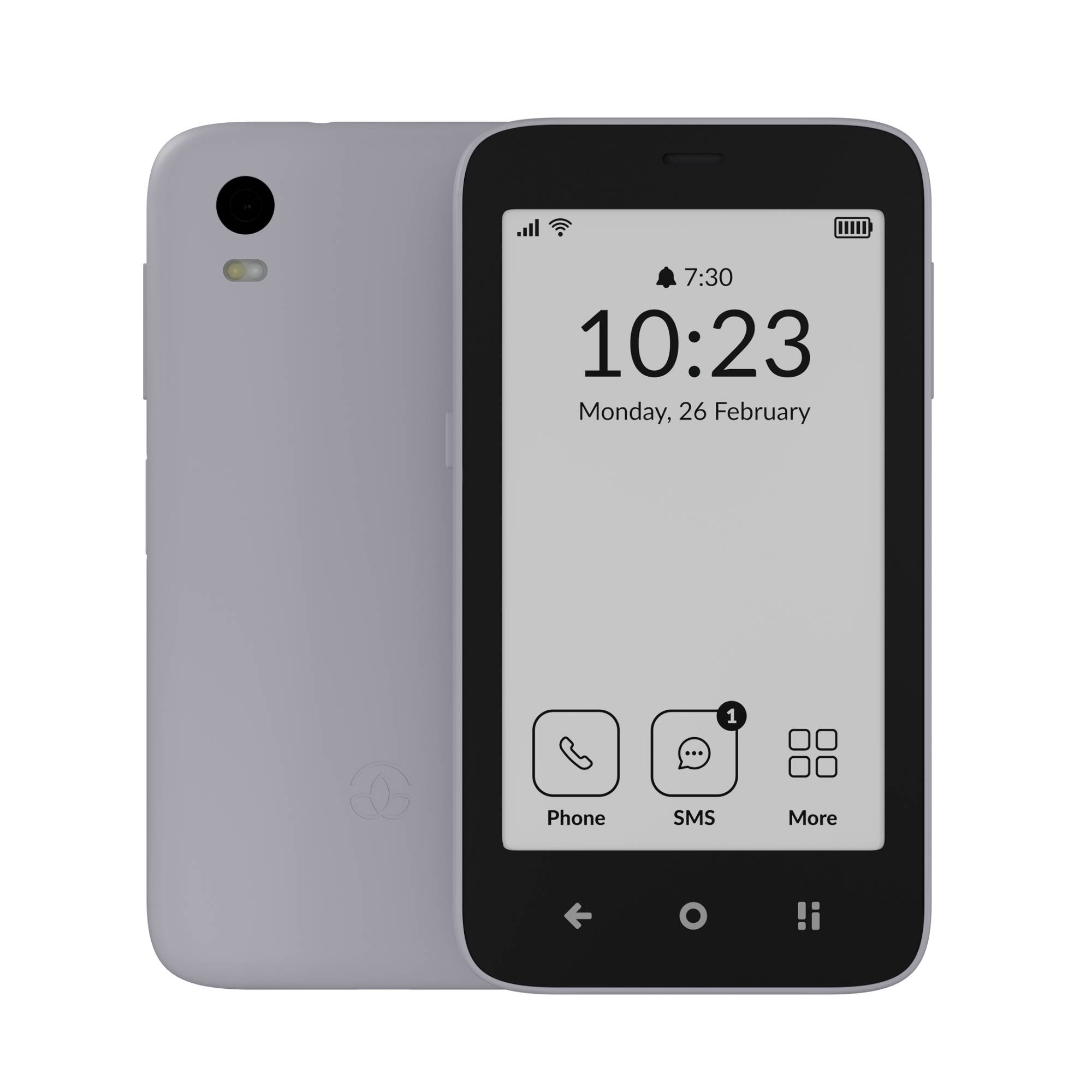 MUDITA Kompakt Smartphone E Ink Display Grau