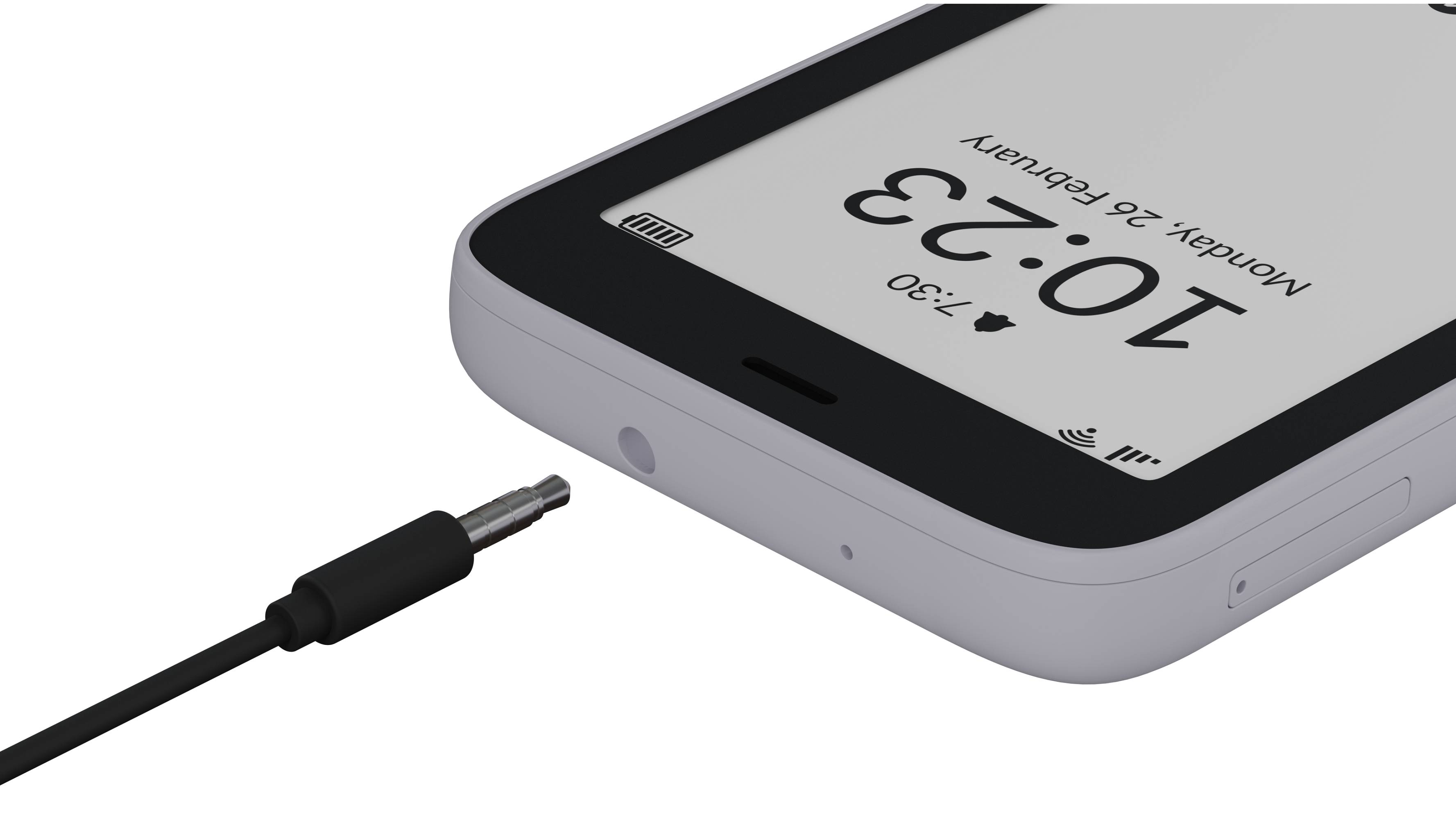 MUDITA Kompakt Smartphone E Ink Display Grau