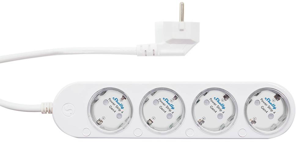 Smart 12A Shelly Power Strip 4 Gen4 Zigbee/Matter Steckdosenleiste