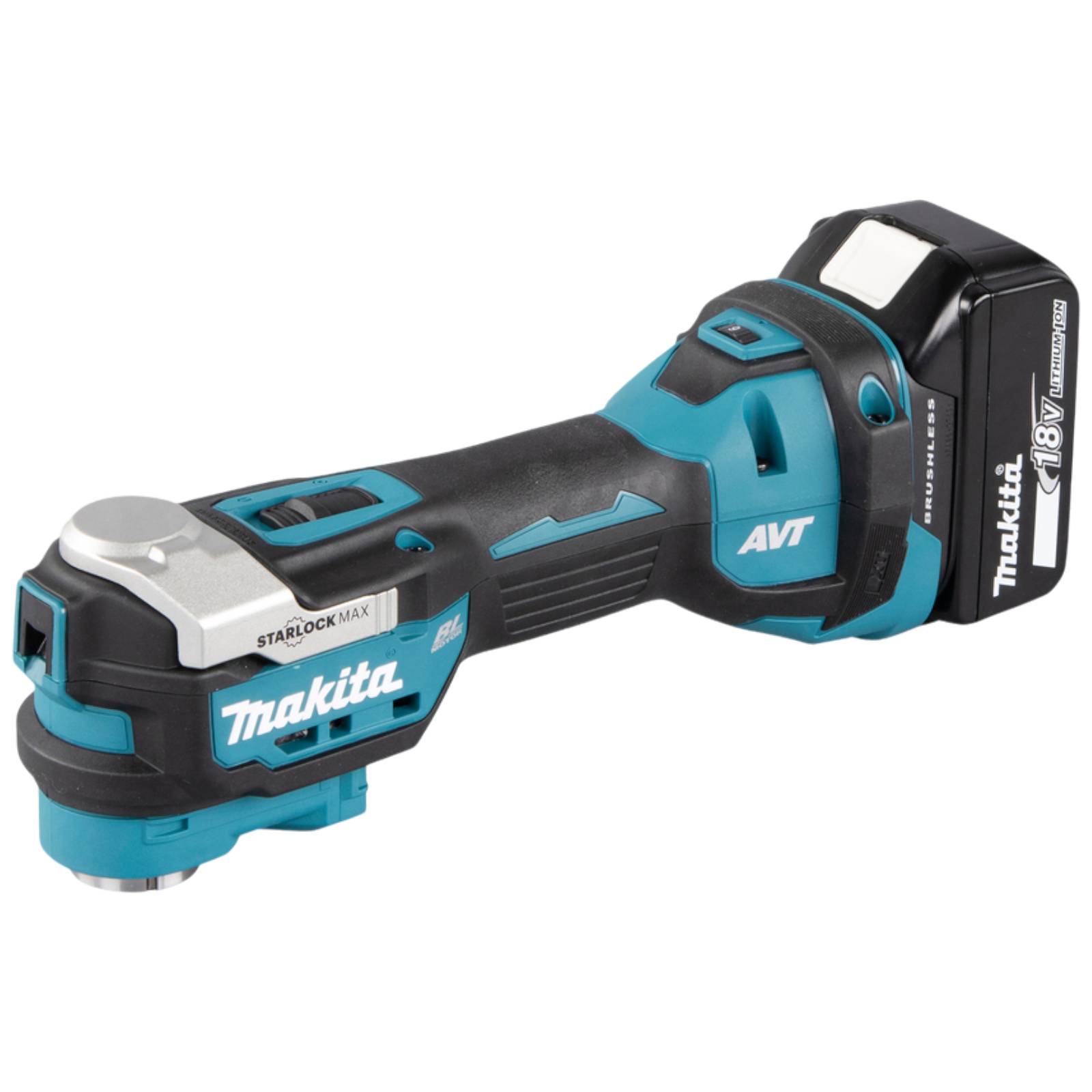 Makita Akku-Multifunktionswerkzeug 18V Multitool DTM52RF1 + Akku + DC18RC