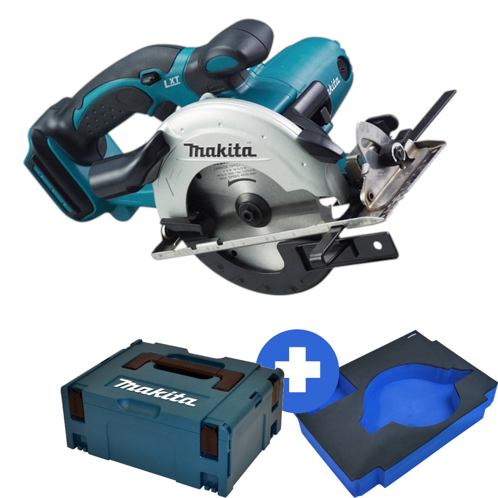 Makita Akku-Handkreissäge 18V DSS501SZ + Schwäble Schaumstoffeinlage