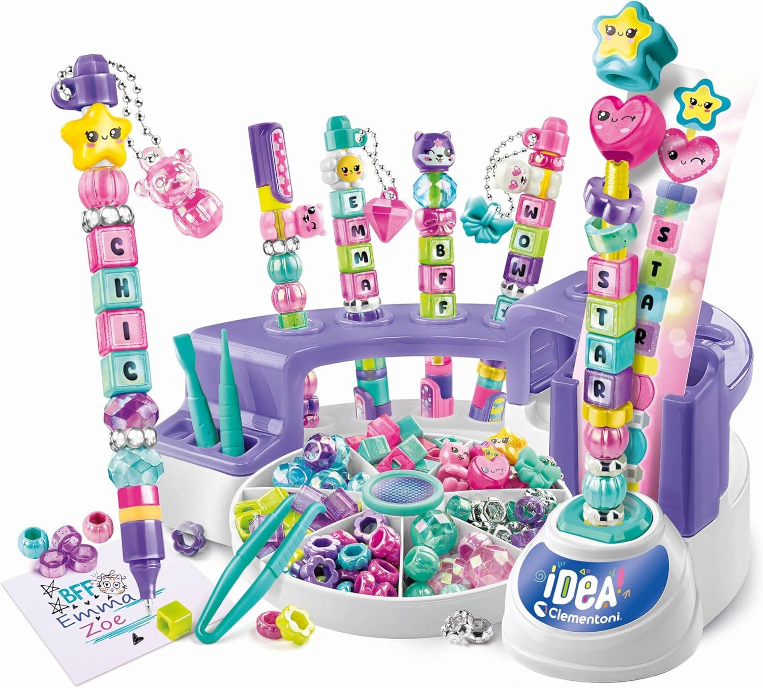 Clementoni 59455 - Idea Nachrichten-Stift Atelier - Stift-Bastelset