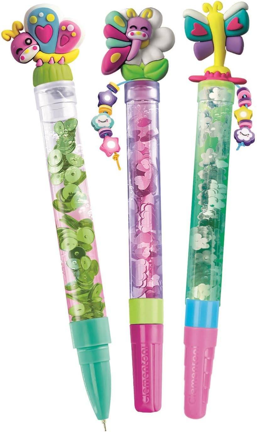 Clementoni 18873 - Idea Create Your Pens: Wunderschöne Schmetterlinge Stift-Kreationen