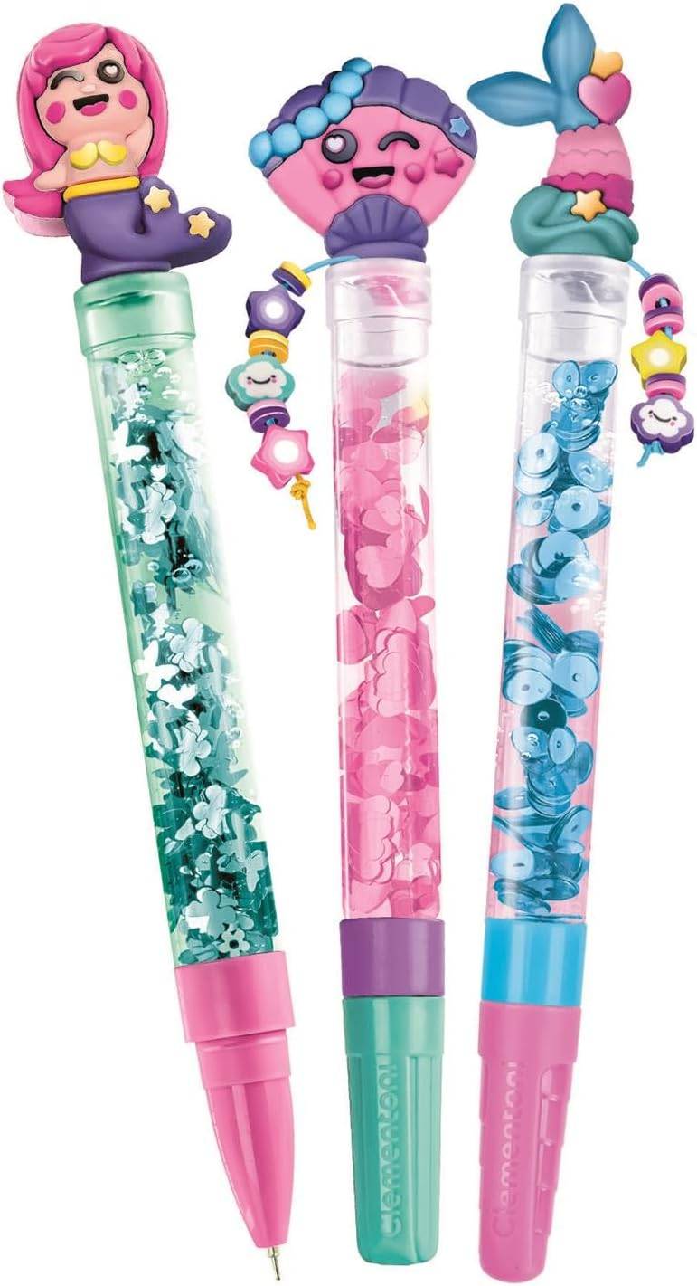 Clementoni 18131 - Idea Create Your Pens: Magical Mermaids Stift-Kreationen