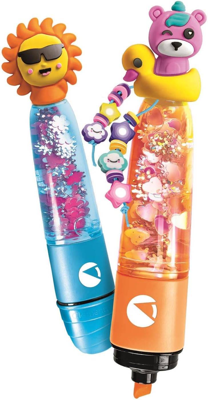 Clementoni 18130 - Idea Create Your Highlighters: Crazy Summer Textmarker-Kreationen