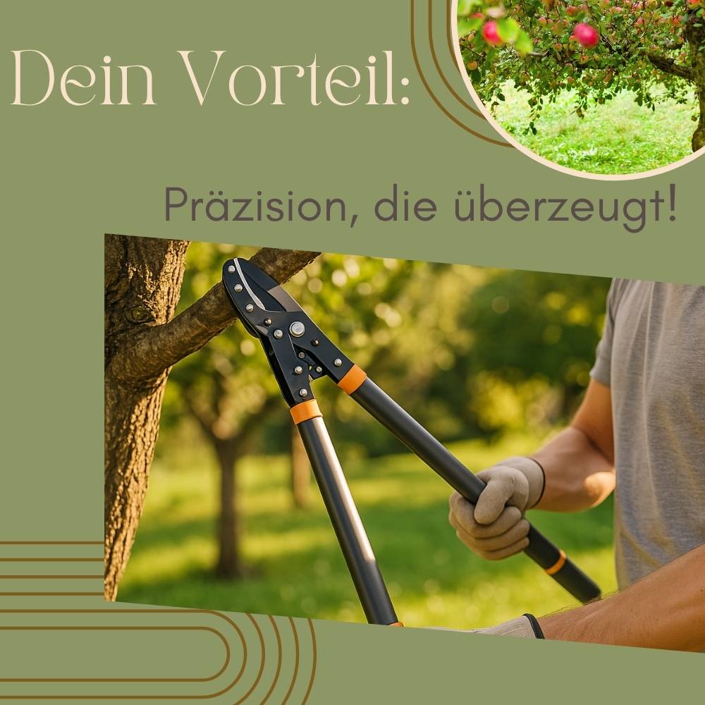 Amboss Astschere Gartenschere Baumschere Getriebeschere Gartenschere Amboss Astschneider Hand Hecken Baum Ast Schere Lang Groß