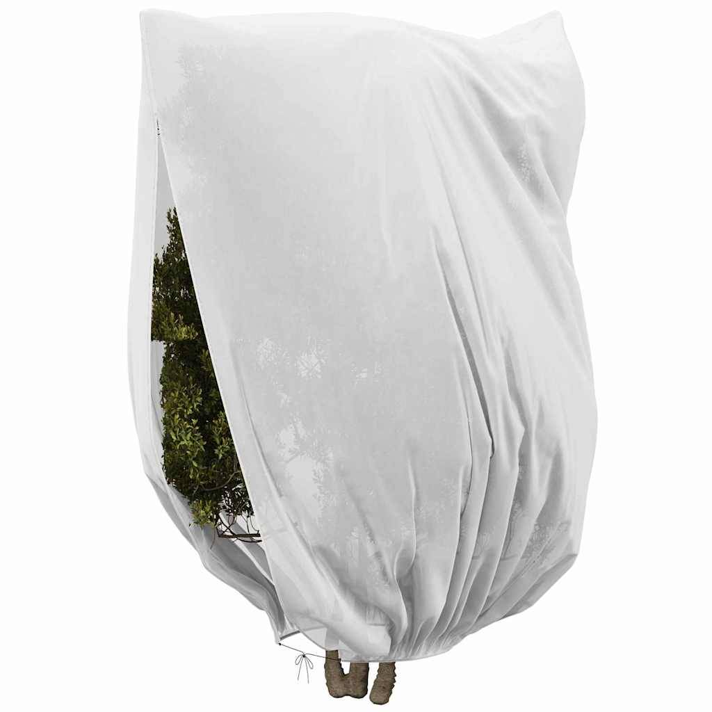 vidaXL Winterschutz fur Pflanzen Weiß 2,4 x 2 m Vliesstoff