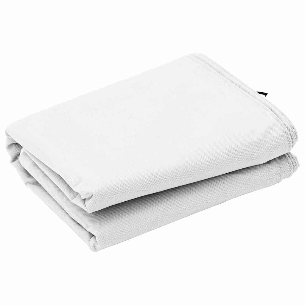 vidaXL Winterschutz fur Pflanzen Weiß 2,4 x 2 m Vliesstoff