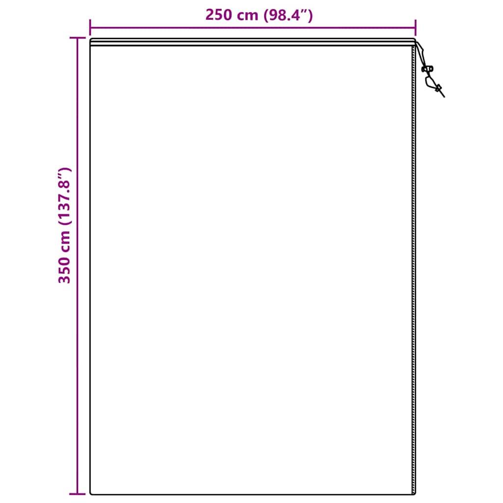 vidaXL Winterschutz fur Pflanzen 3 pcs Grün 3,5 x 2,5 m Vliesstoff
