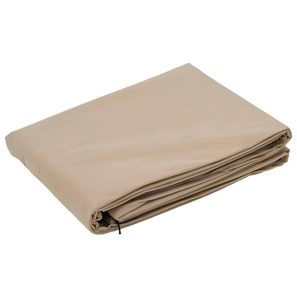 vidaXL Winterschutz fur Pflanzen 3 pcs Beige 3 x 3,93 m Vliesstoff