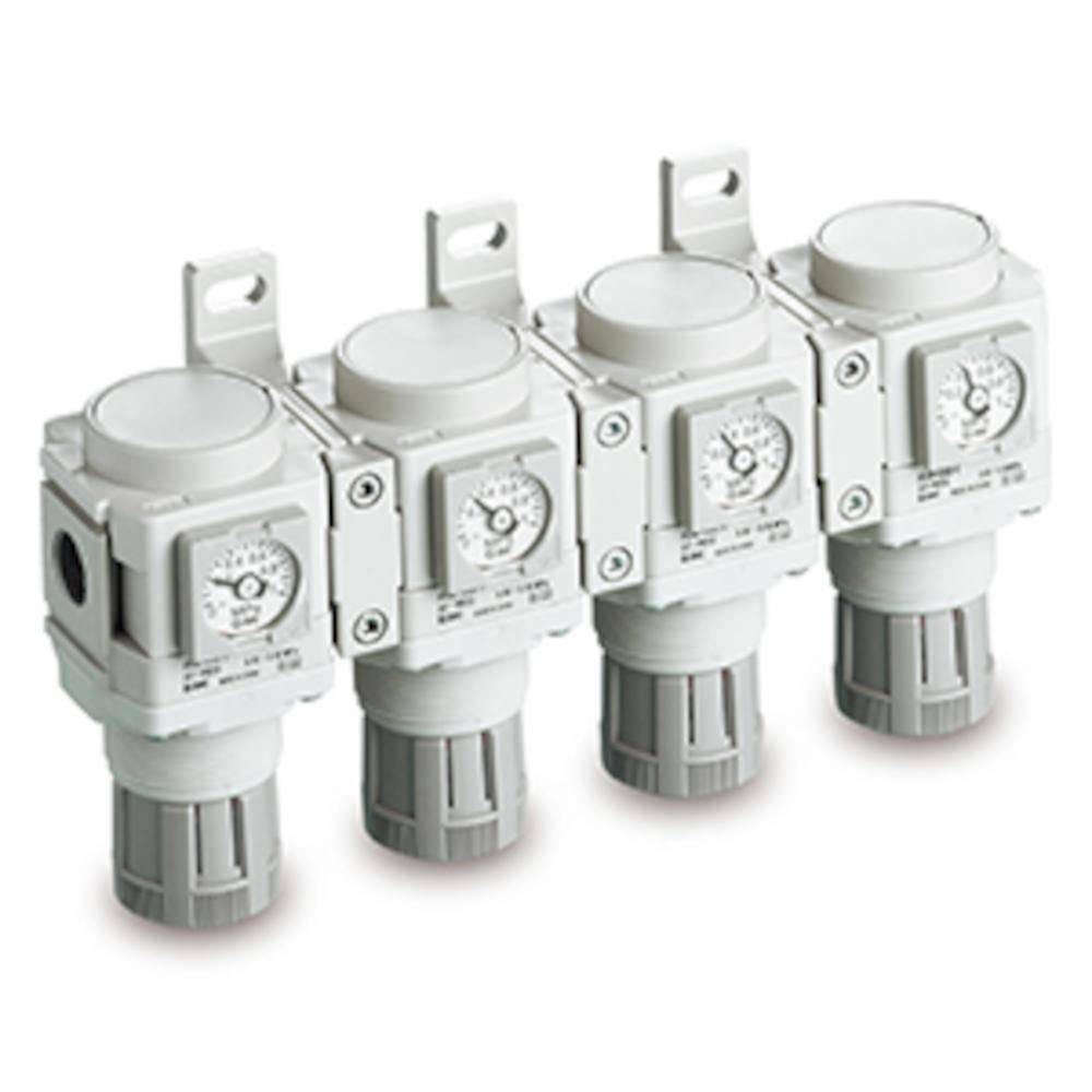 SMC Druckregler mit gemeinsamer Versorgung AR20M-F0202-D - ohne Rückstrommechanismus - IN/OUT G 1/4" - Preis per Stück