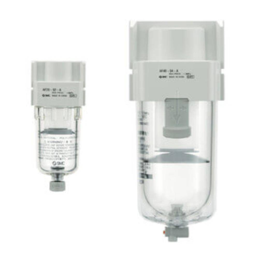 SMC Luftfilter AF10-M5C-A - Baugröße 10 - Anschluss M5 x 0,8 - automatischer Kondensatablass - Preis per Stück