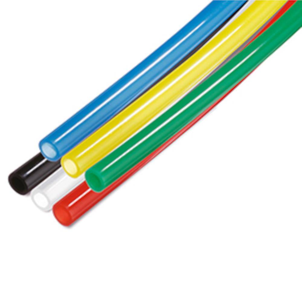 Verschleißresistenter Polyurethan-Schlauch TUZ0604R-20 - Innen-Ø 4 mm - Außen-Ø 6 mm - max. 0,8 Mpa - rot - Länge 20 m - Preis per Rolle