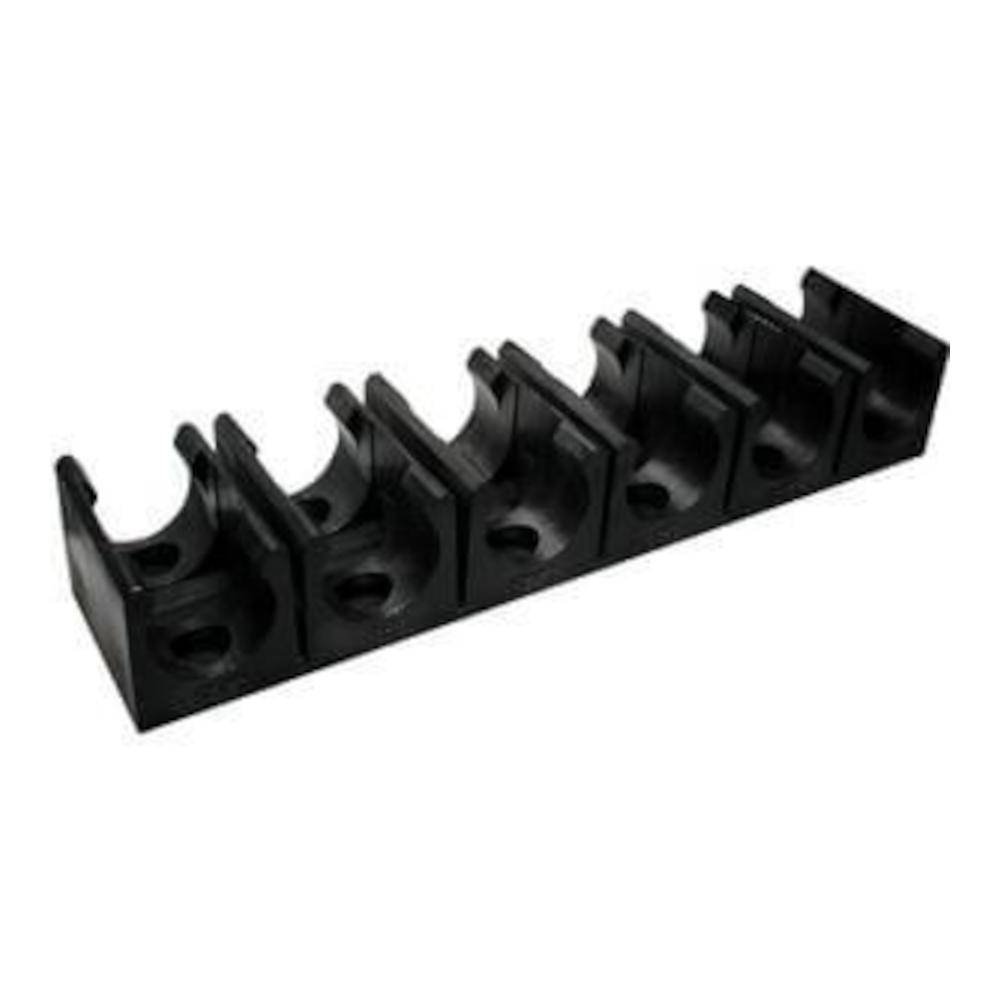 SMC Mehrfach-Halter TMA-08 - PP - für Schlauch-Außen-Ø 8 mm - für max. 8 Schläuche - Preis per Stück