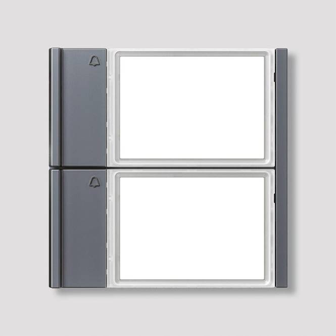 Siedle Ruftasten f.Siedle TM 700-2-0 AG Vario 2fach Modul Install.Baumaterial Hauskomm/Batt/Sicher