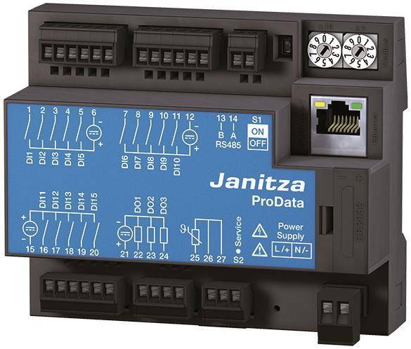 Janitza Datenlogger PRODATA2 20V-250V UL u.Ethernet-Modbus-Gateway 5224011 Industriematerial