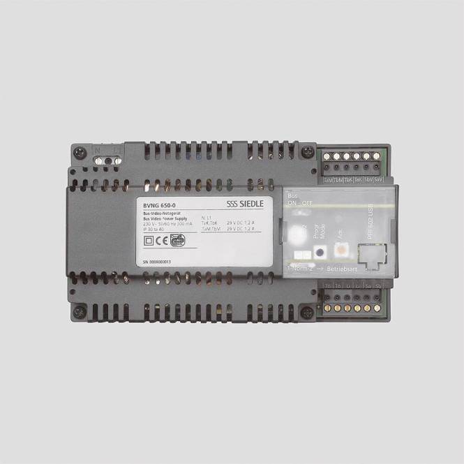 SIED Bus-Video-Netzgerät BVNG650-0 35130 Install.Baumaterial Hauskomm/Batt/Sicher Türkommunikation