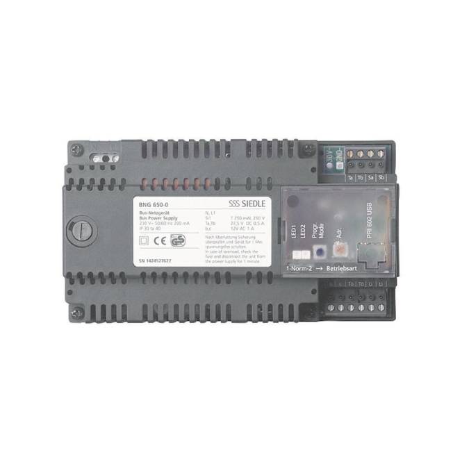 SIED Bus Netzgerät BNG650-0 35140 Install.Baumaterial Hauskomm/Batt/Sicher Türkommunikation