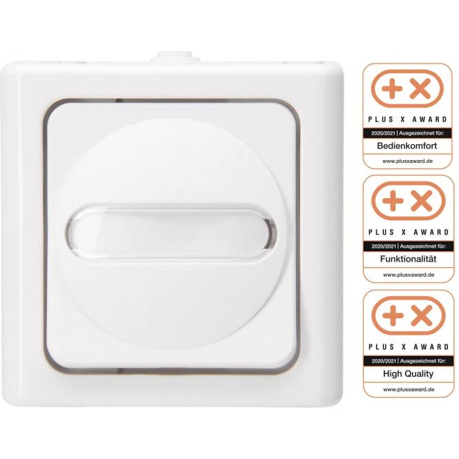 KOPP APWG Blue Electric 5606.0200.7 Aus-Wechsel arktis-weiss Install.Baumaterial Schalter