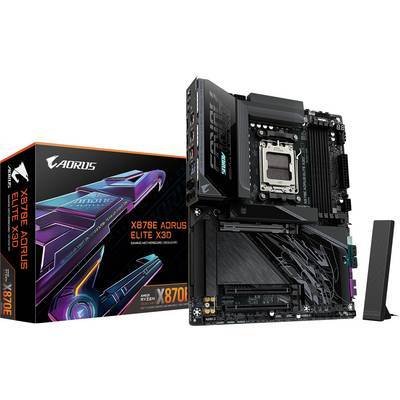 Gigabyte X870E AORUS ELITE X3D (X870,AM5,ATX,DDR5) Multimedia-Technik Mainboards AMD