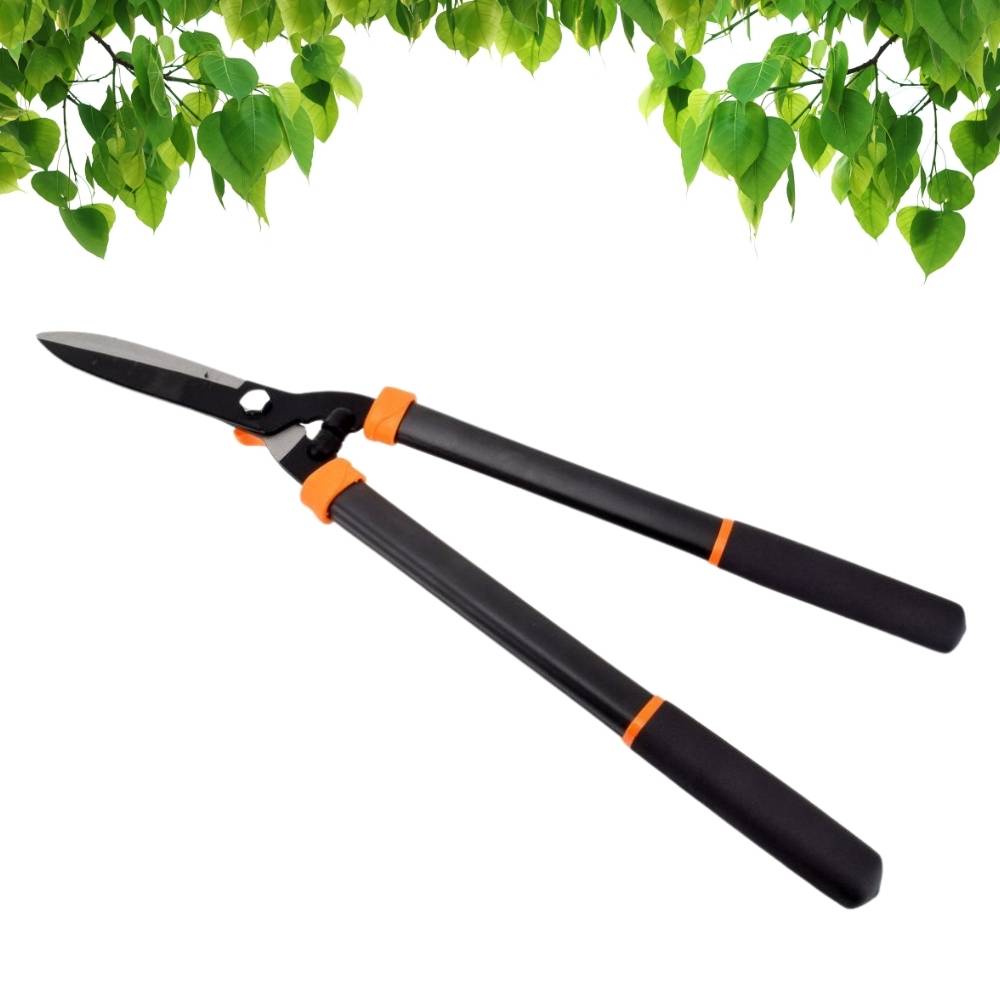 Heckenschere gerade Klinge Bypass Gartenschere Garten Trimmschere manuelle Heckenschere ergonomisch Astschere Staudenschere Hand Hecken Baum Ast