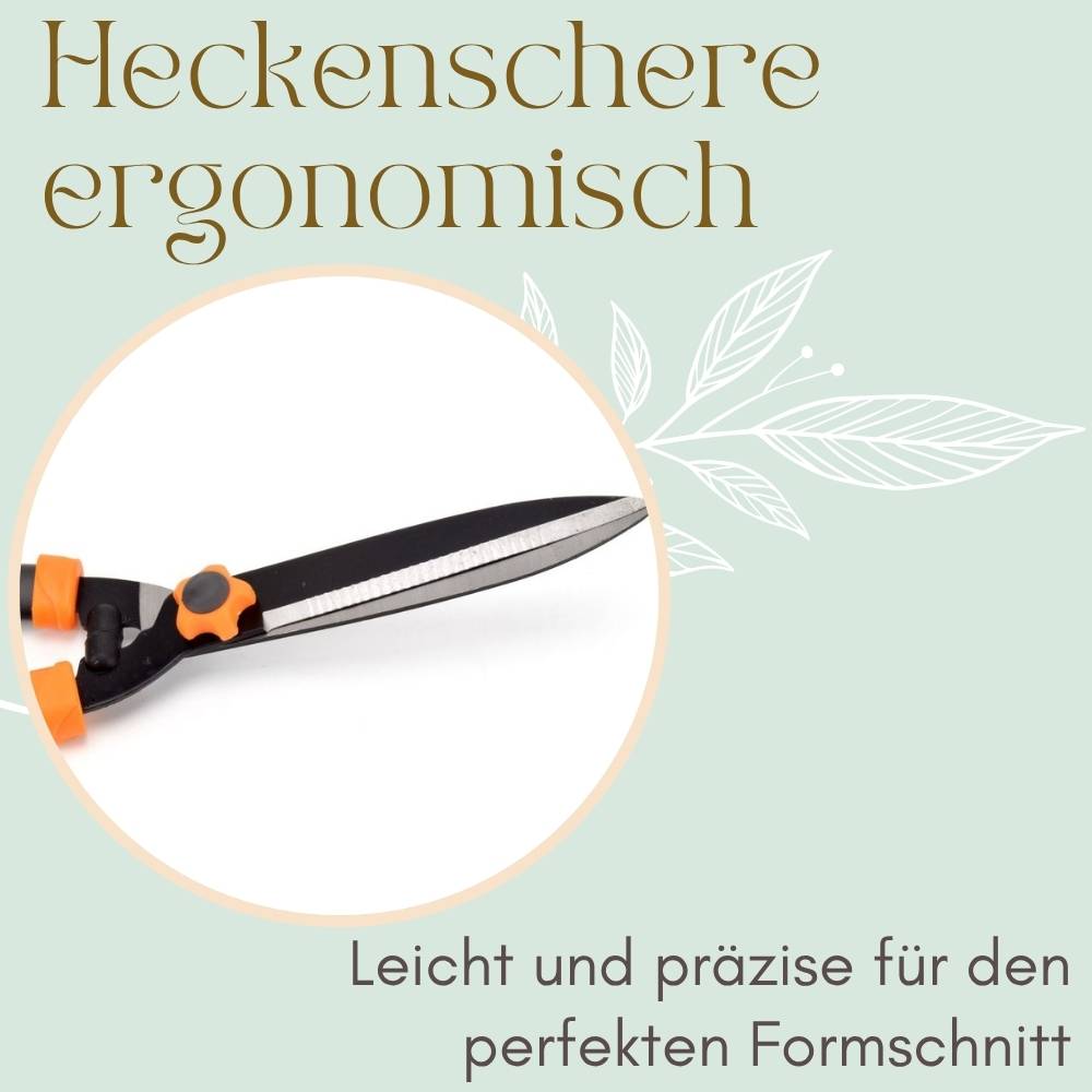 Heckenschere gerade Klinge Bypass Gartenschere Garten Trimmschere manuelle Heckenschere ergonomisch Astschere Staudenschere Hand Hecken Baum Ast