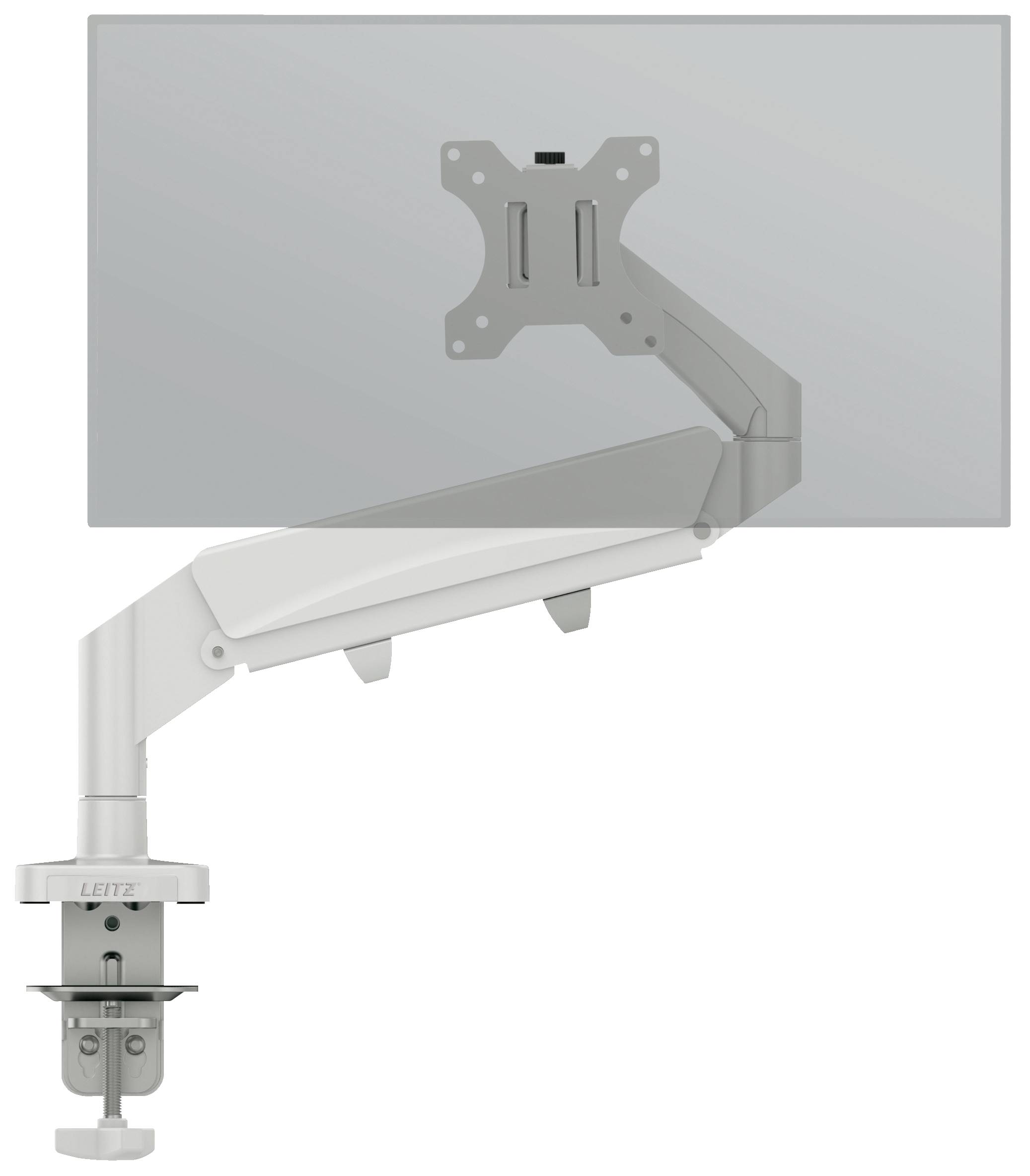 Esselte Leitz Monitor-Halterung Ergo 64890085 lichtgrau für 1 Monitor Tischklemme