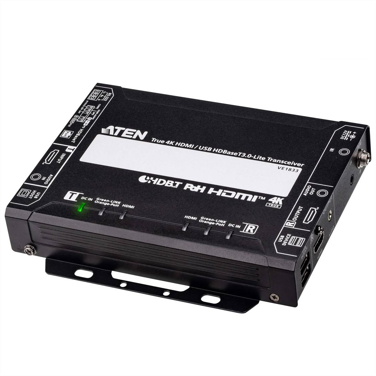 ATEN VE1833 True 4K HDMI USB HDBaseT 3.0 Lite-Transceiver mit PoH