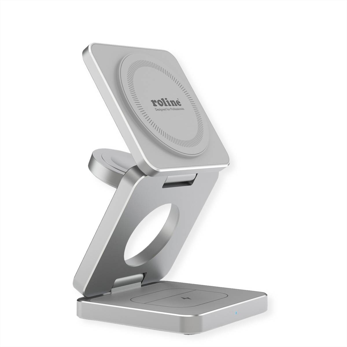 ROLINE 3-in-1 Induktions-Ladestation, faltbar, für Apple