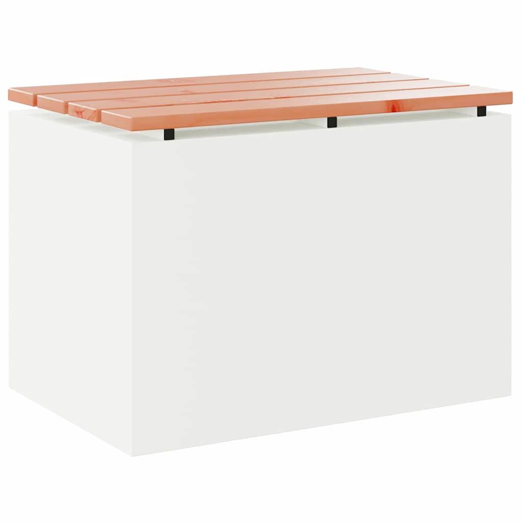 vidaXL Gartenbank Weiß 60 x 40 x 43 cm